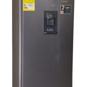 Nevera HACEB Frost Una Puerta 213 Litros Dispensador de agua Titanio